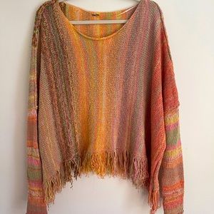 Free People boho sweater